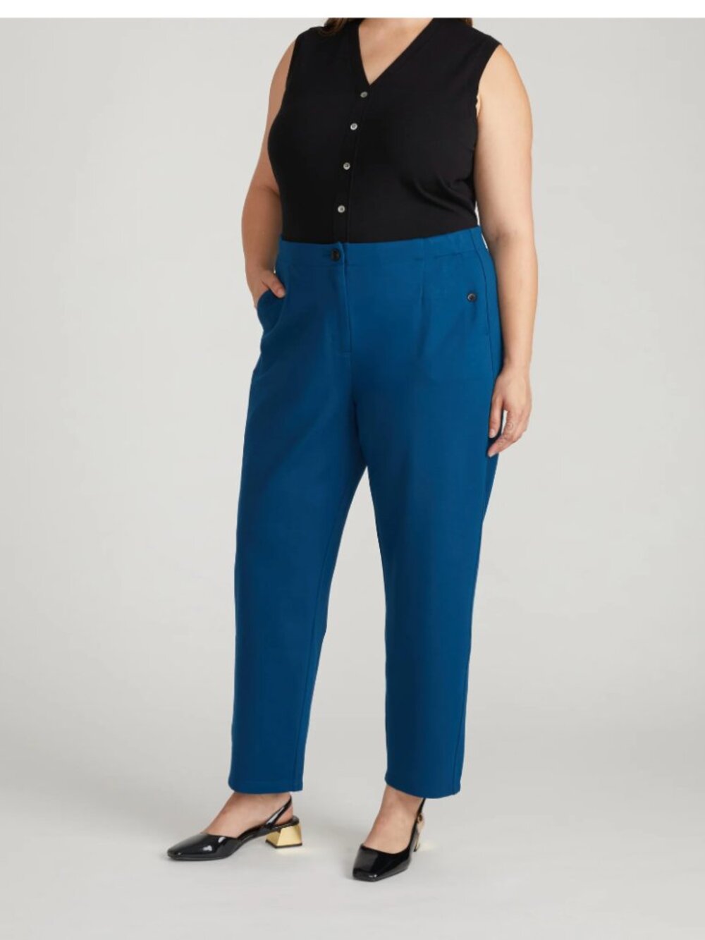 Universal Standard Audrey Relaxed Uniform Ponte Workpant